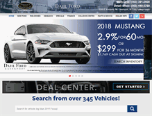 Tablet Screenshot of dahlford.com